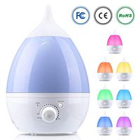 Skymore Aromatherapy Diffusers Cool Mist Humidifier,1.3L large-capacity Essential Oil Diffuser with 7 Color LED Lights Changing