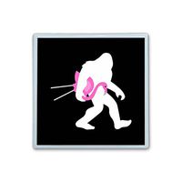 XIANN Care Contact Lens Box Holder Container Case Storage Eyecare Kit - Bigfoot And Lawn Flamingo