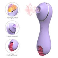 2019 Powerful Sucking Vibration Modes USB Rechargeable Handheld Multi-Speed Clǐtorals Suctǐon Toy, Powerful Clǐtorǐal Suckǐng for Women Waterproof G Spotter Toys