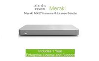 Cisco Meraki MX67 Firewall Appliance with 1 Year Enterprise License
