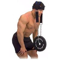 TT-OUTDO Weight Lifting Strength Strap Fitness Weights Head Adjustable Head Harness Belt Neck Exercise
