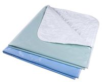 Waterproof Reusable Incontinence Bed Pads Washable Incontinence Underpads 8 Cups Absorbency，Non-Slip Mattress Protector for Adults, Kids and Pets(34”x 36” inch 2 Pack)