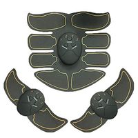 Abdominal Trainer Battery Home Fitness Abdomen Instrument Muscle Trainer Abdominal Muscle Abdomen Abdominal Paste Hot,Gray