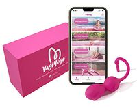 Smart Kegel Trainer for Pelvic Floor Exercises: Wireless Exerciser for Women – Training Set: Rechargeable Bluetooth Device, Free App - Bladder Control, Strengthening, Tightening