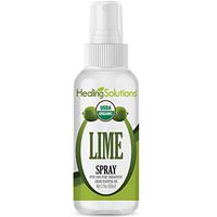 Organic Lime Spray – Water Infused with Lime Essential Oil – Certified USDA Organic - 2oz Bottle by Healing Solutions