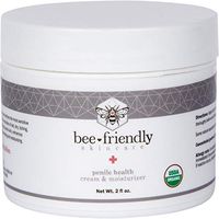 Organic Penile Health Cream by BeeFriendly, USDA Certified Natural Penis Cream Moisturizer Aids with Dry, Chafing, Scaly, Cracked, Red, Itchy & Irritated Skin, Enhances Sensitivity Naturally 2 oz