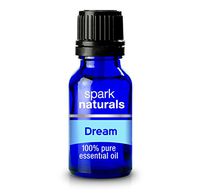 Spark Naturals Dream- Essential Oil Sleep, Relaxation, Calming Blend | Aromatherapy Therapeutic Natural Pure Grade | Diffuse at Night For Sleeping and Stress Relief Aid Mood 15ml
