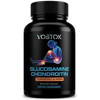 Glucosamine Chondroitin with Turmeric MSM Boswellia - Natural Joint Pain Relief Supplements for Men and Women - Anti-Inflammatory, Cartilage Building, Non-GMO and Gluten Free - 90 Capsules