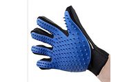 Pet Grooming Glove, Five Finger Slot, Pet Bath Time Scrubber, Deshedding, Pet Messager, Dog & Cats