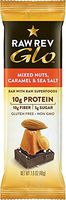 Raw Rev Glo Vegan, Gluten-Free Protein Bars - Mixed Nuts Caramel & Sea Salt 1.6 ounce (Pack of 72)