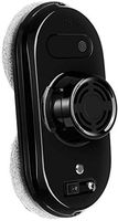 Window Cleaner Robot Automatic Infrared Remote Robot Vacuums Super Strong Adsorption UltraFast Cleaning Speed For Outdoor High Floor Window 5600Pa (Color : Black)
