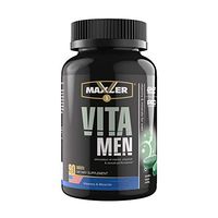 Maxler VitaMen Multivitamin for Men - High Potency Men's Multivitamins for Sports & Performance - Complete Men's Vitamins A B C D E K, Amino Acids Blend, Enzyme Blend - 90 Immune Support Tablets