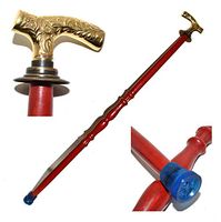 Nautical World Men Derby Cane Walnut Maple, Solid Brass Handle with Wooden Walking Stick -Affordable Gift! Item, Affordable Gift Decorative Walking Cane Fashion Statement for Men/Women/Seniors/Grandp