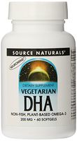Source Naturals DHA - Neuromins, Non-Fish, Plant-Based Omega-3-60 Vegetarian Softgels