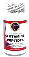 Glutamine Peptides 1500 Mg # 180 Capsules - Building Lean Muscle Tissue - BioPower Nutrition (2 Bottles)