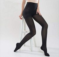 Compression Stockings Pantyhose Medical Socks Professional 20-30mmHg Medical Slimming Stockings Pantyhose Medical Compression Socks (Black, L)