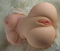 Lifelike Size 3D Realistic Lifelike Silcone Dolls Men's Male Adult Toys, Best Men Couples Toys for Men Male with 2 Entries Artificial Silicone Cup Underwear,t-Shirt LBKB4321