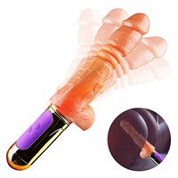 Portable Thrusting Rotating Modes Heating Rod Ví-bratór Silicone Waterproof Massager