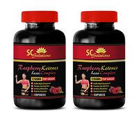 Fat Burner Natural Pills for Women - Raspberry Ketones Lean Complex 1200MG - TOP Grade - Raspberry Ketone Extract - 2 Bottles (120 Capsules)