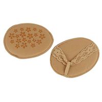 SUPVOX 1 Pair Metatarsal Pads Ball of Foot Cushions Toe Topper Socks Ballet Belly Dance Thong Pads Metatarsal Foot Pain Relief for Flip Flops (Khaki)