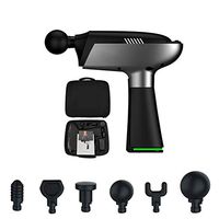 Qbylyf Massage Stick Professional Portable Massage Gun Cordless Muscle Massager Handheld, Cordless Rechargeable Deep Tissue Massager Portable Massage Device Massage Body with 6 Massage Head Scar