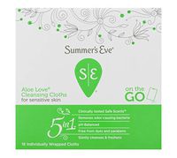 Summer's Eve Cleansing Cloths | Aloe Love |16 Count | Pack of 12 | pH-Balanced & Gynecologist Tested