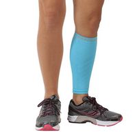 Zensah Calf/Shin Splint Compression Sleeve (single sleeve), Aqua, Large/X-Large