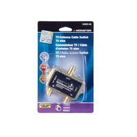 Monster Cable Tv Antenna Cable Switch 75 Ohm Gold Carded