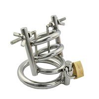 QJFZC-Chástí-ty Vírgǐnǐ-ty Dêvice Cǒck Câge Comfortable Sleek Hypoallergenic T-Shirt Equipment Confinement Chasteness Facilities -T1 (Size : 5cm)