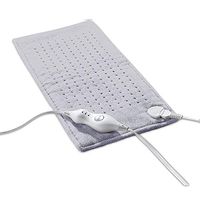 Electric Heating Pad with Fast-Heating Technology, 3 Heat Settings, Soft Plush Heat Therapy for Neck Shoulder Back Pain Relief 12x24 Inch, Dry/Moist Heating Therapy - Gray