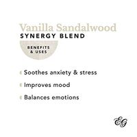 Edens Garden Vanilla Sandalwood Essential Oil Synergy Blend, 100% Pure Therapeutic Grade (Pre-Diluted & Ready To Use- Skin Care & Stress), 10 ml Roll-On