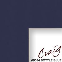 10x13 Mat for Picture Frame Dark Blue with Cream Core and 6x9 Opening Size (B334MAT)