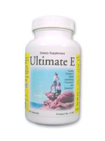 Vitamin E, Ultimate E, Natural Herbal Vitamin E Supplement, with Garlic, Wheatgrass, Peppermint Leaf and Homeopathic Cell Salts 90ct