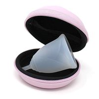 Case for Menstrual Cups SileuCase – Stylish and Discreet Way to take Your tampons or Menstrual Cup with You on a Trip or in Your Bag (Pink, Small 8 cm)