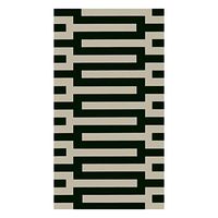 Caspari Zipper Paper Guest Towel Napkins in Black, 60 Count