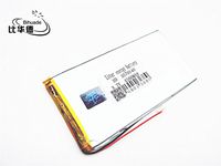 BIHUADE 3.7V 3570140 4500MAH Lithium Polymer Li-Po Rechargeable Battery for DIY Mp3 MP4 MP5 GPS