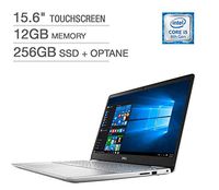 2019 DeII Inspiron 15 5000 Series i5584 Touchscreen FHD (1920 x 1080) Laptop, Intel Core i5 - 8265U 1.6GHz, 12GB DDR4 2666MHz 256GB SSD+16GB Optane, Windows 10 Home (64-bit)
