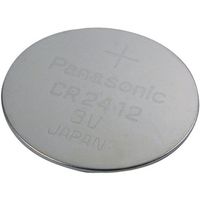 Lot of 30 Panasonic CR2412 3V Lithium Coin Size Battery, Tray Pack - Bulk Pack