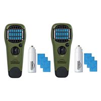 Thermacell MR150 Portable Mosquito Repellent w/Mats & Cartridge, Olive (2 Pack)