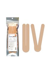 Nasara QuickStrips Precut Kinesiology Tape Strips - 8" Y Pattern - 15 Pack: Beige