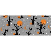INTERESTPRINT Spooky Halloween Trees and Birds Gift Wrapping Paper 58"x 23" - 1 Roll
