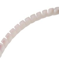 8/10/12/14/16mm Flexible Spiral Wire Wrap Home Desktop PC Manage Cable Cord 2M - White 16mm