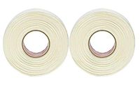 2Roll White 1inch Wide (2.5cm) Medical Adhesive Tape Breathable Cotton Athletic Soft Cloth Surgical Tape​​ with Self Adhesive Plaster for Injury Wrap​