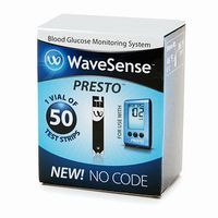Agamatrix Wavesense Presto Test Strips Box of 50x2 [Health and Beauty]