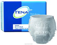 TENA Protective Underwear, Plus Absorbency, Tena Prtv Undrwr Pl Lg, (1 PACK, 18 EACH)