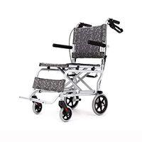 QIDI Wheelchair Folding Lightweight Aluminum Handle Manual Brake Universal Tire Safety Belt Travel