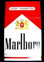 Marlboro Vintage Flip Up Top Miniature Box with 30 Wooden Matches - Phillip Morris Co, N.Y. Made in Germany-Extremely Rare