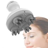 ZDDAZZ Head Massager Waterproof Handheld Electric Hair Scalp Massager with 4 Removable Heads Attachments,USB Recharging