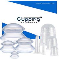 Cupping Warehouse Combo Supreme 4 Deep Pro 6065 / Grip Classic 5 PRO 6570 - Professional and Self Care Cupping Therapy Sets Facial Cupping and Body Cupping Massage Sets Anti Cellulite Muscle Joint