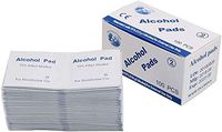 400Pcs Alcohol Prep Pads Wipes, Individually Wrapped Alcohol Wipes Pack for Smartphone & Portable Devices Cleaning, Thick Alcohol Swabs Myopia Lens Wipes, 70% Alcohol Cotton Pads